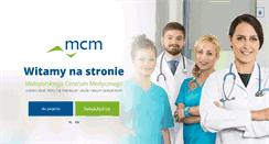 Desktop Screenshot of mcm.med.pl